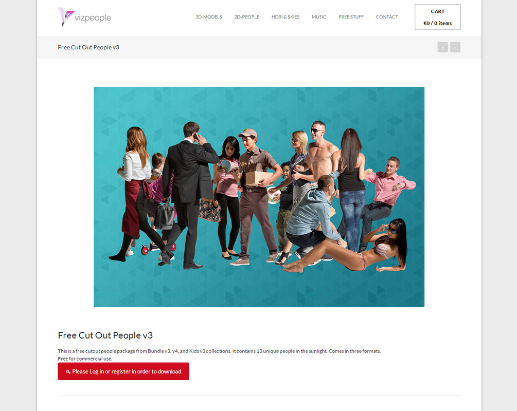 free cutout people package from Bundle