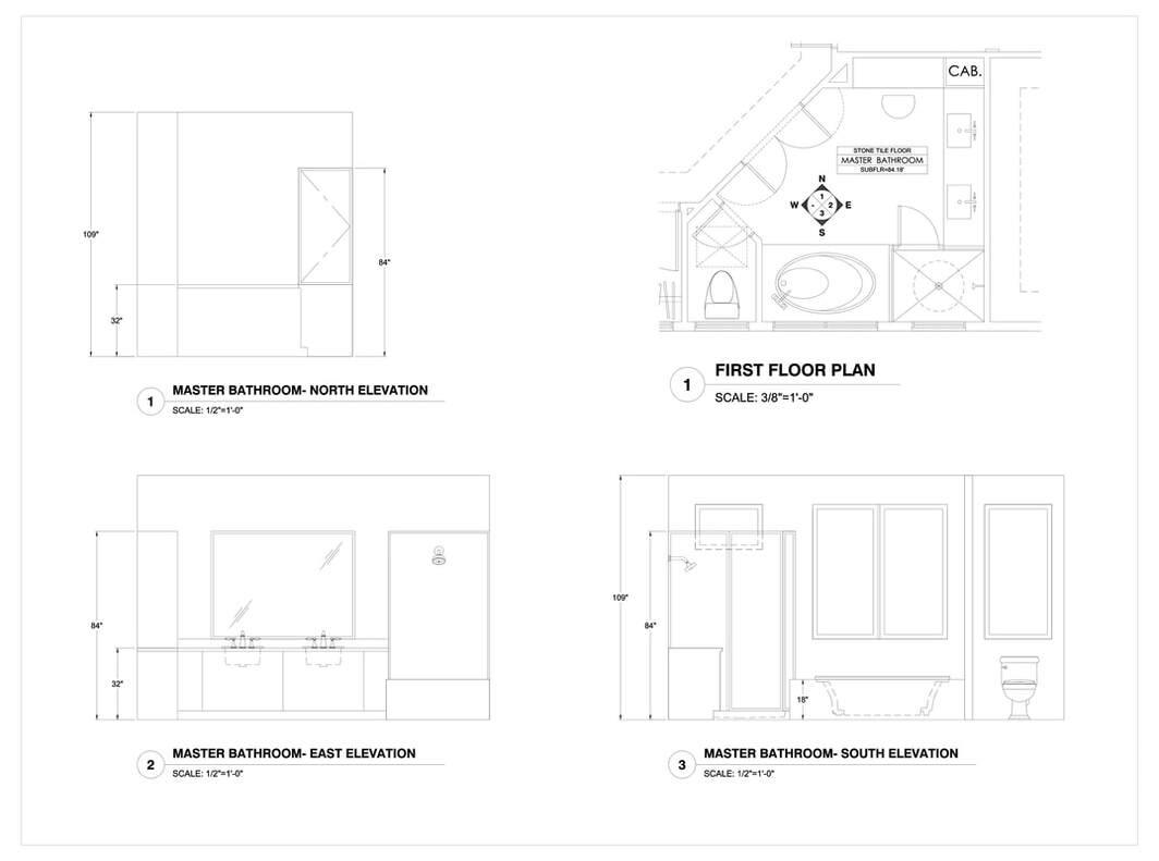 Interior design_CAD elevation drawing_floor plan service_concept