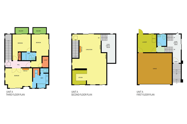 Color Photoshop Floor plan service typical cost