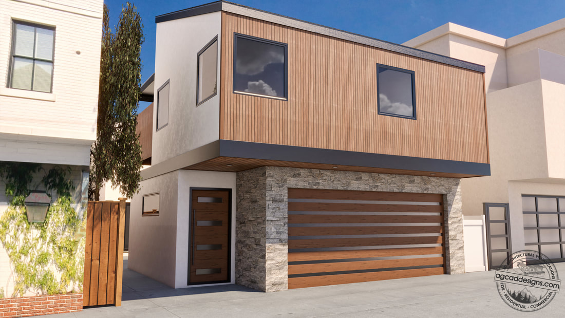 3D exterior rendering home remodel services