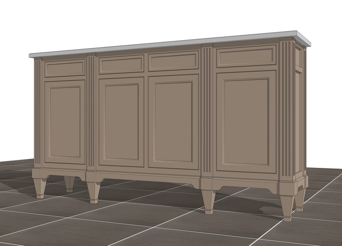 3d sketchup furniture model