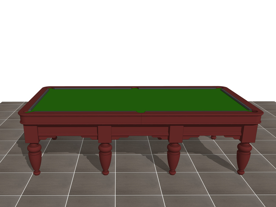 Custom_free 3D model_Pool Table design_download_#2