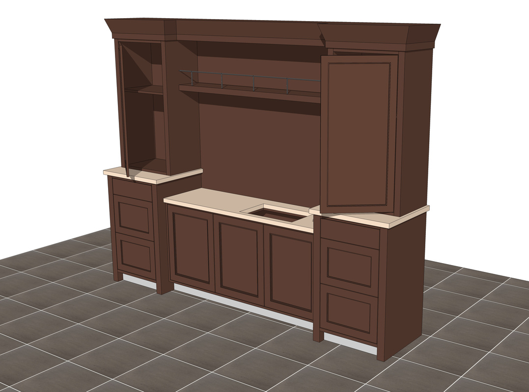 interior bar cabinet concept design