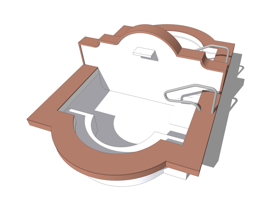 Pool design concept Free 3D SketchUp Model