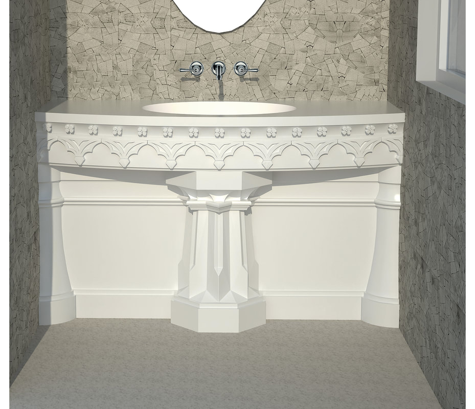 custom kitchen bath_3D rendering service_product design concept_art studio
