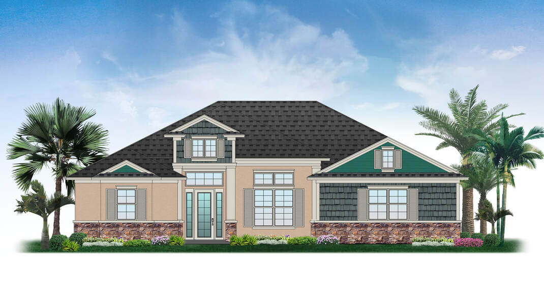 2d HOA exterior architectural Photoshop color drafting elevation services 