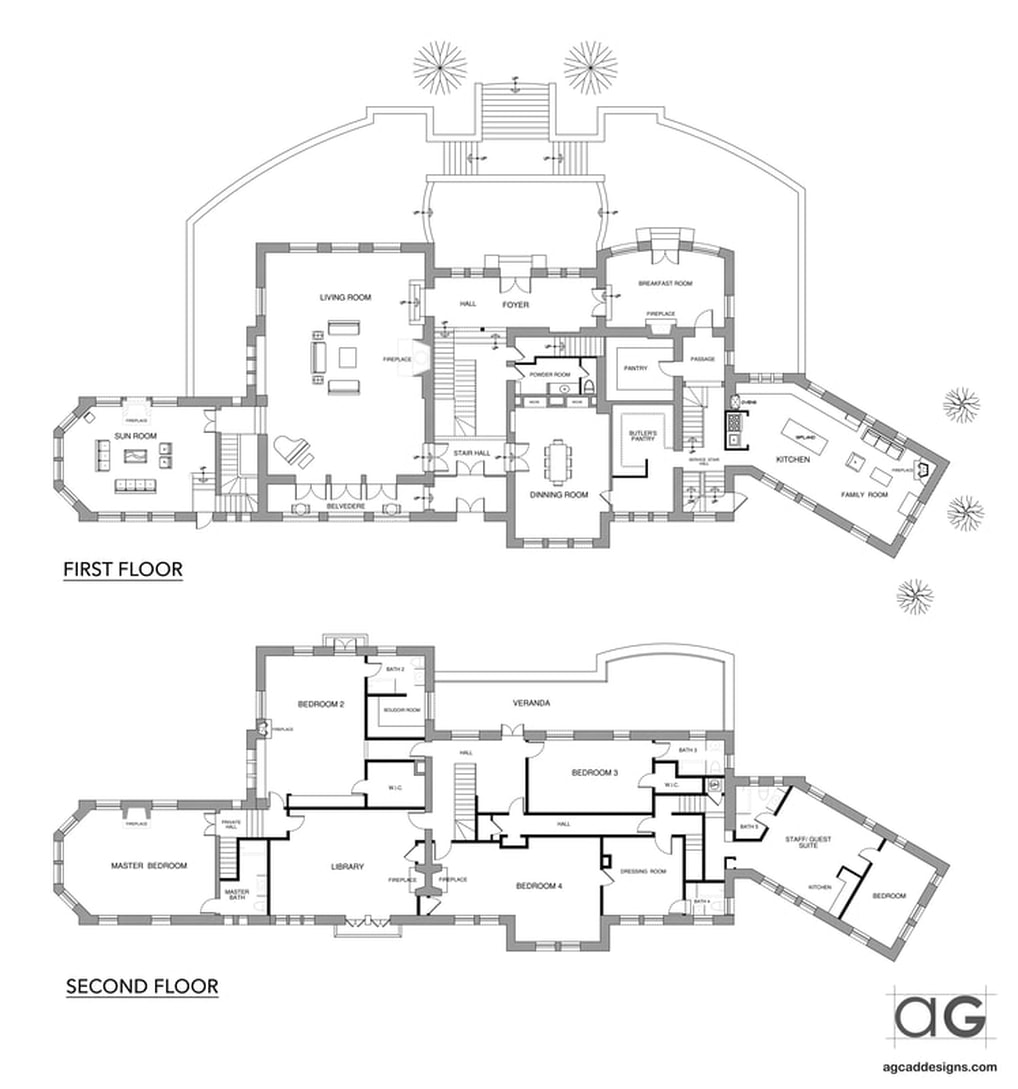 Luxury Real Estate Floor Plan layout service on-site measuring_California