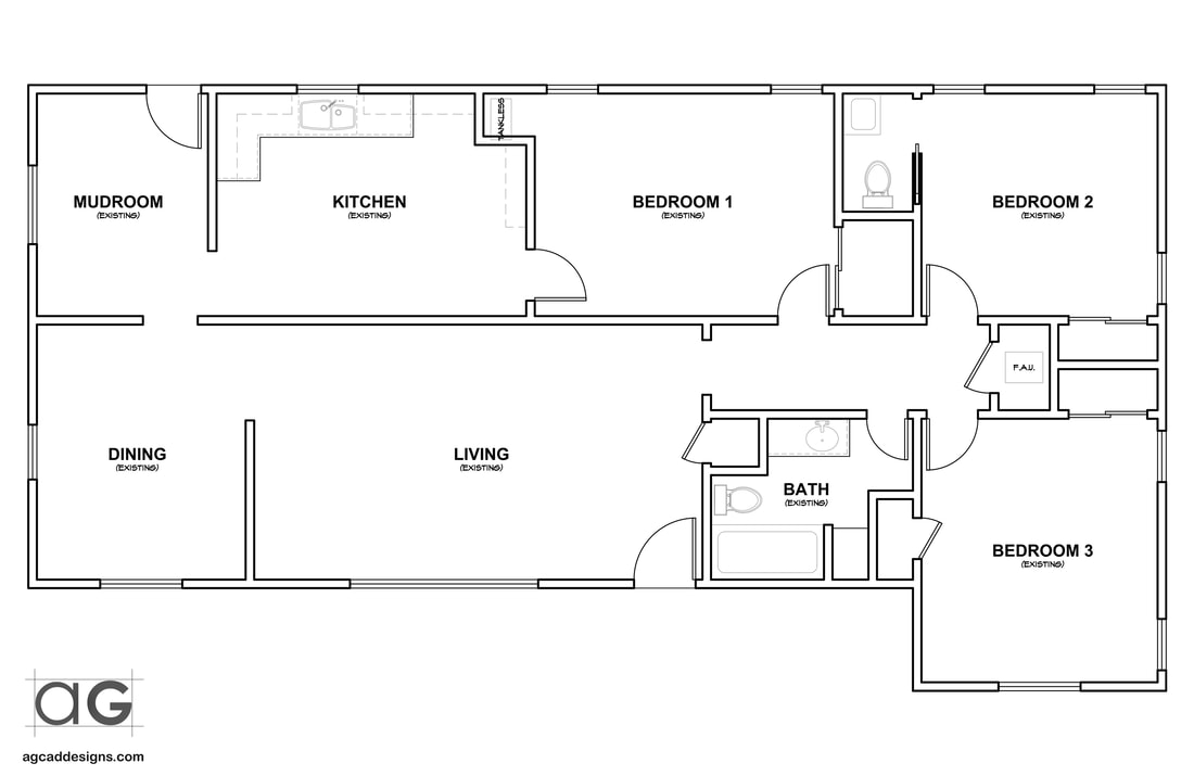 Existing Residential survey As-built CAD Drawing service