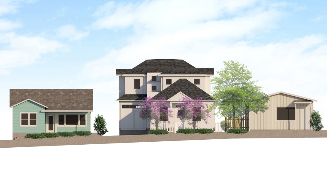 Residential Front Plot plan Street View Elevation rendering service near me