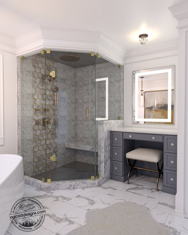 Interior custom Bathroom design services Austin Texa
