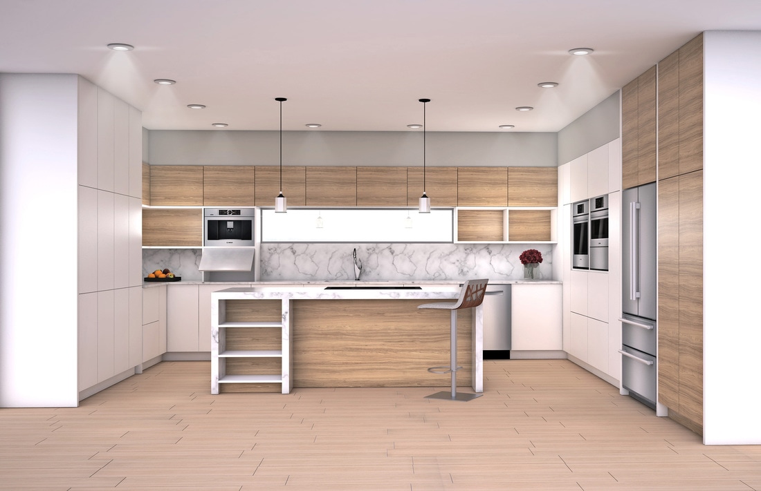 house kitchen home interior design 3d architectural rendering services company california Texas Arizona usa