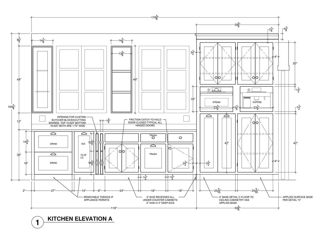 Kitchen Cabinetry Elevation Interior design