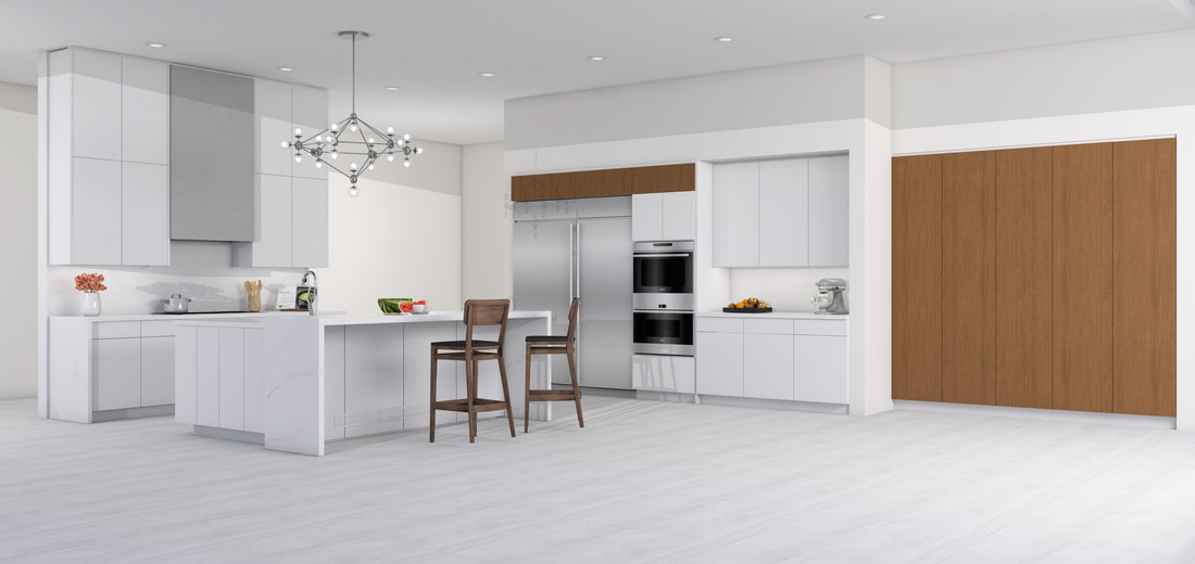 3d interior kitchen rendering design services los Angeles California USA