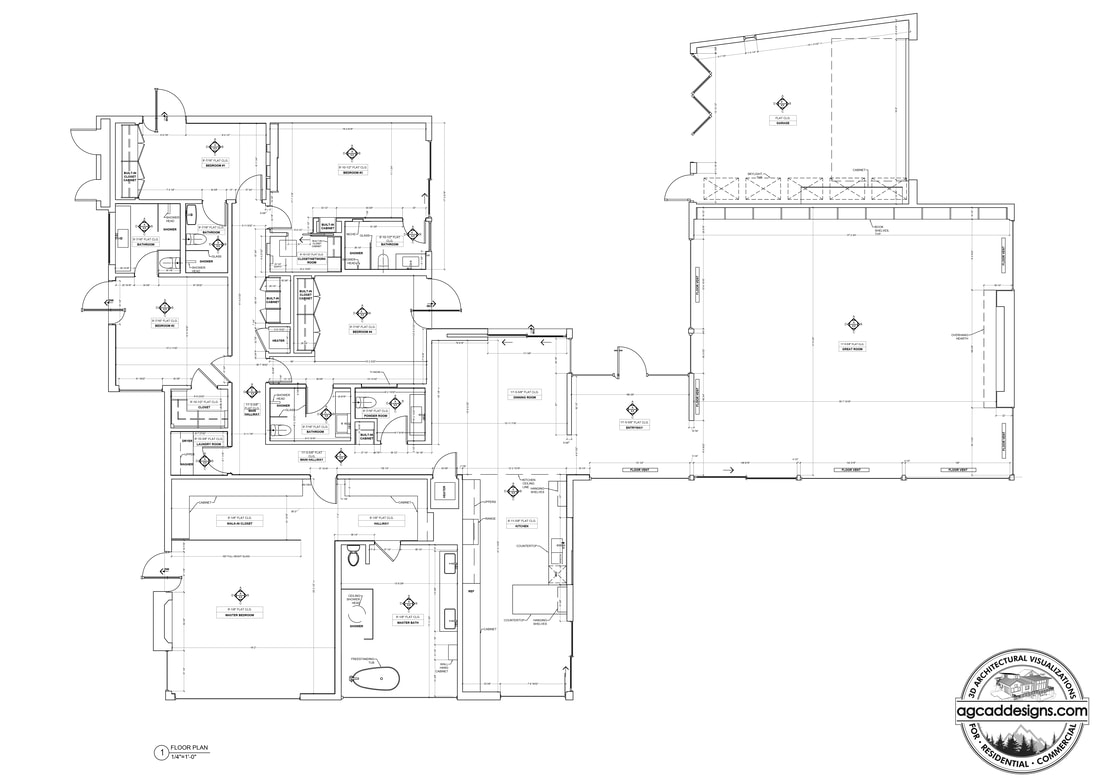 Luxury Homes As-built CAD Drawing service