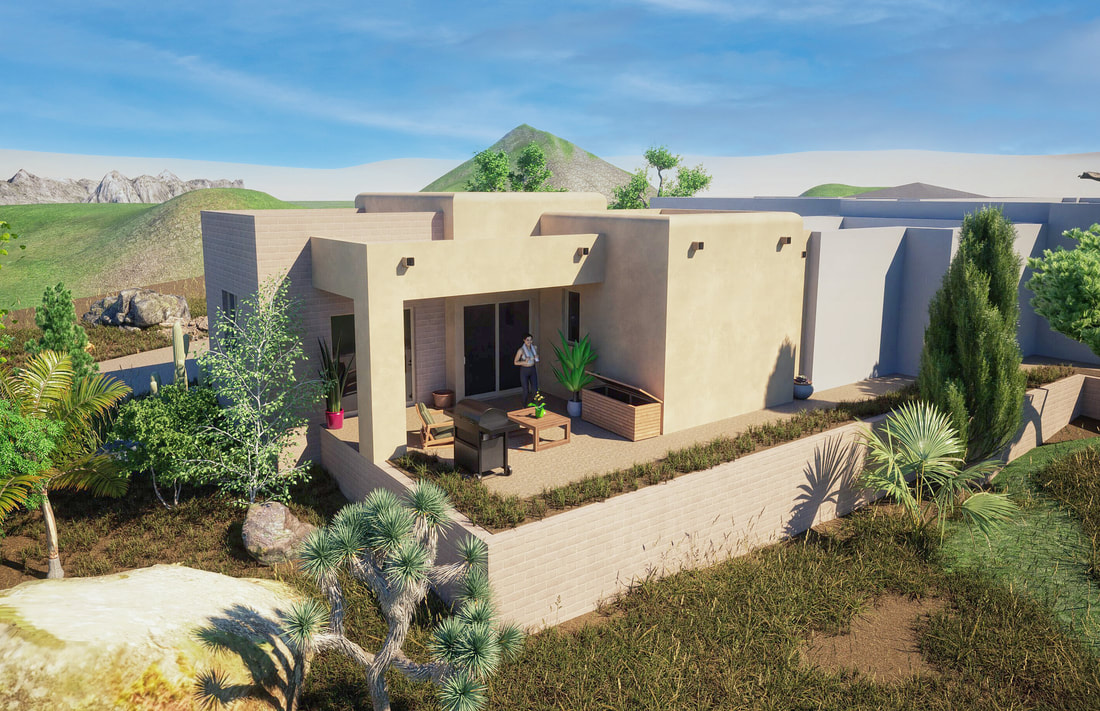Phoenix Arizona Exterior 3D architectural rendering design studio services
