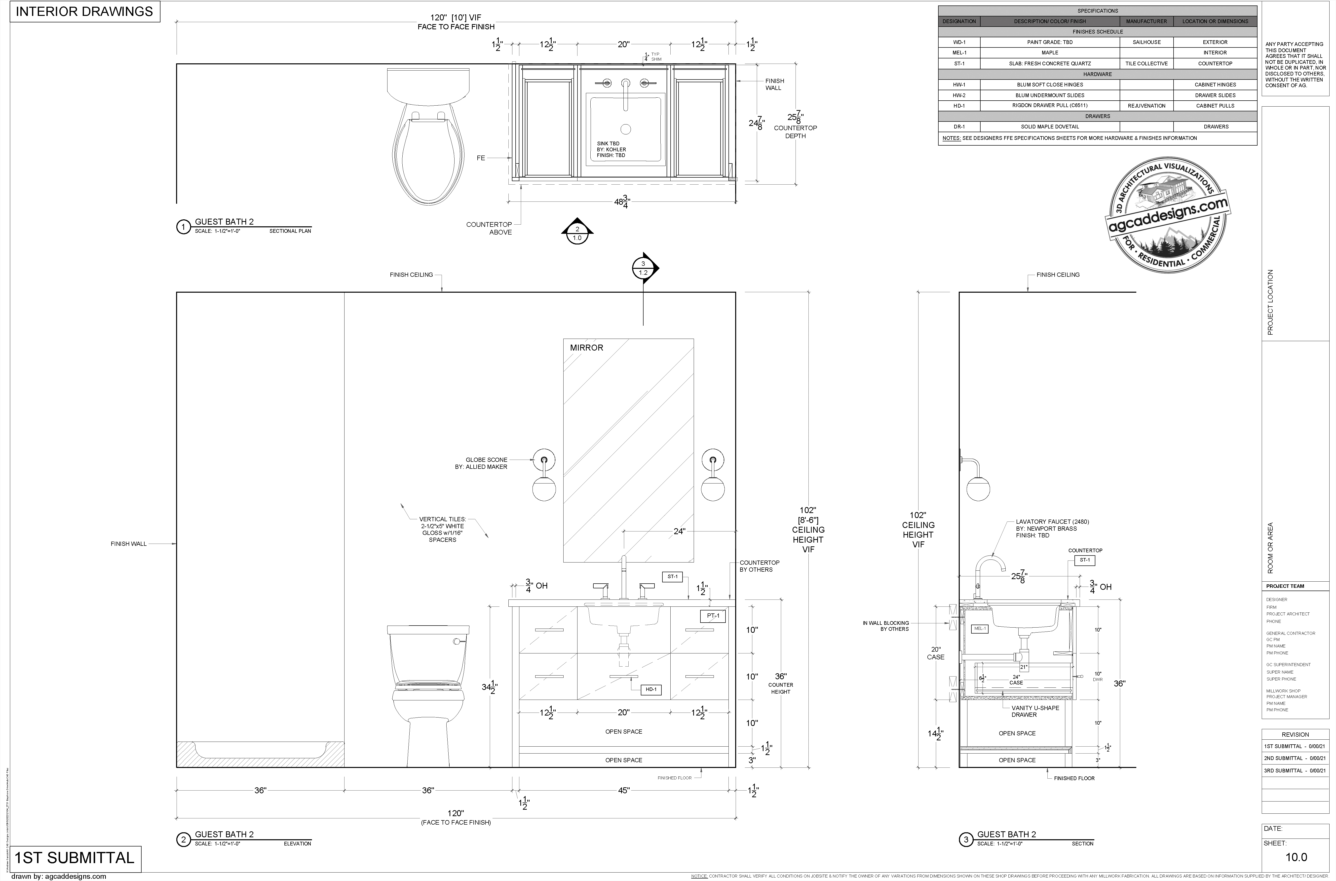 Interior Design Cad Drafting Services