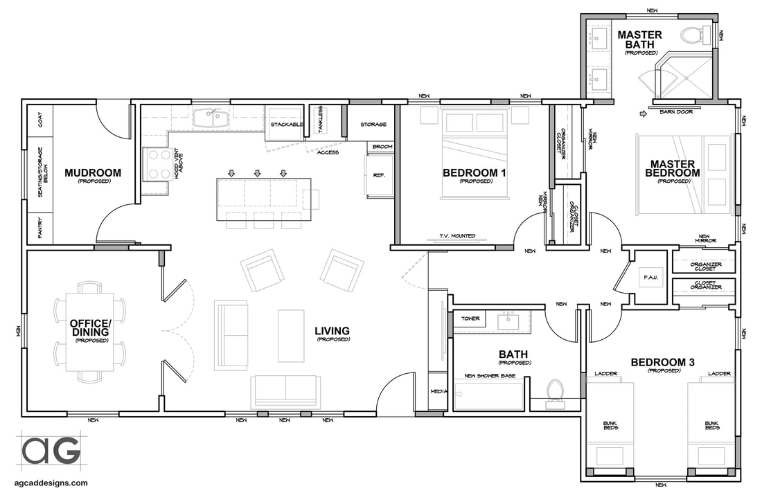 Proposed Conceptual Residential design CAD Drawing service