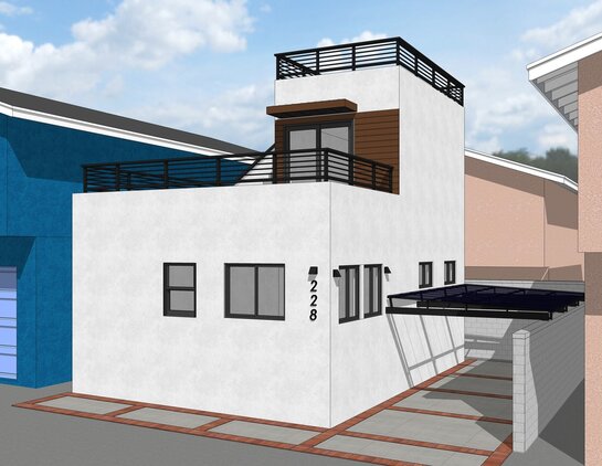sketchup exterior rendering services modeling california usa architectural