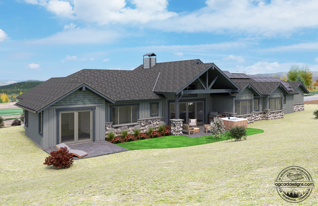Real estate developer marketing 3D Architecture rendering services in Avon Colorado