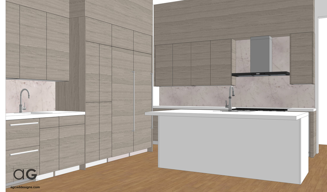 SketchUp 3D Kitchen design services